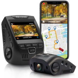 4K Dash Cam Recording Car Camera GPS and WiFi 170° degrees Angle  Focus